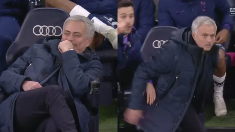 Behind the meme Jose Mourinho running at the offical