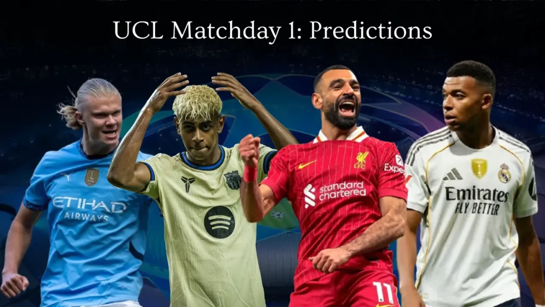 Champions League Matchday 1 Preview, Predictions and Where to Watch