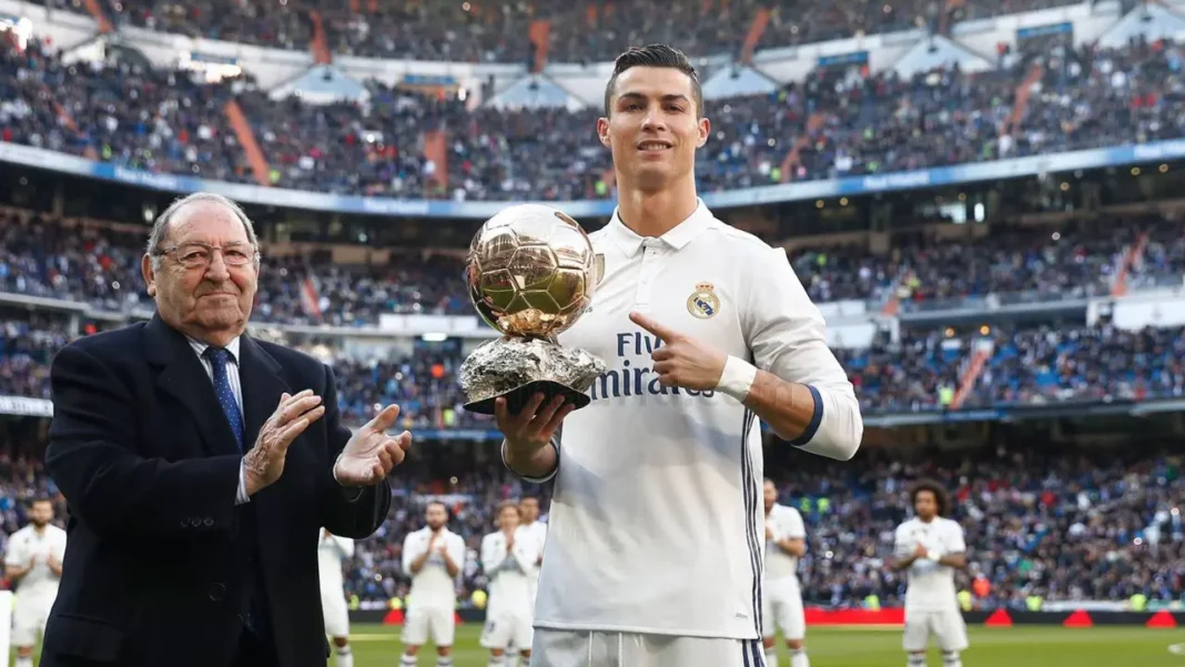 Cristiano Ronaldo's Iconic Ballon d'Or Presentation