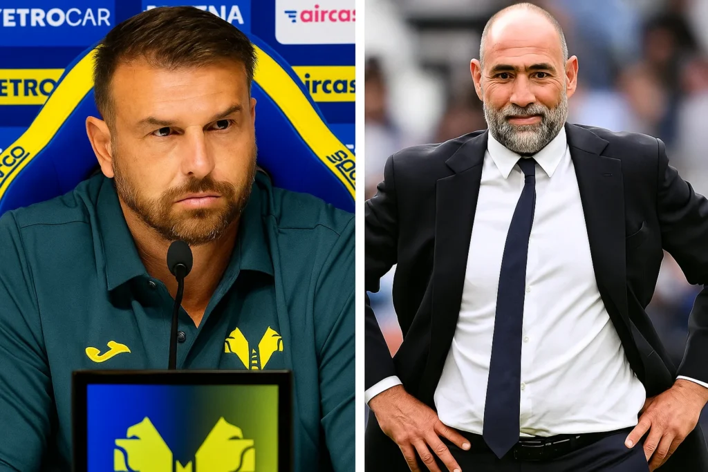Gabriele Cioffi and Igor Tudor