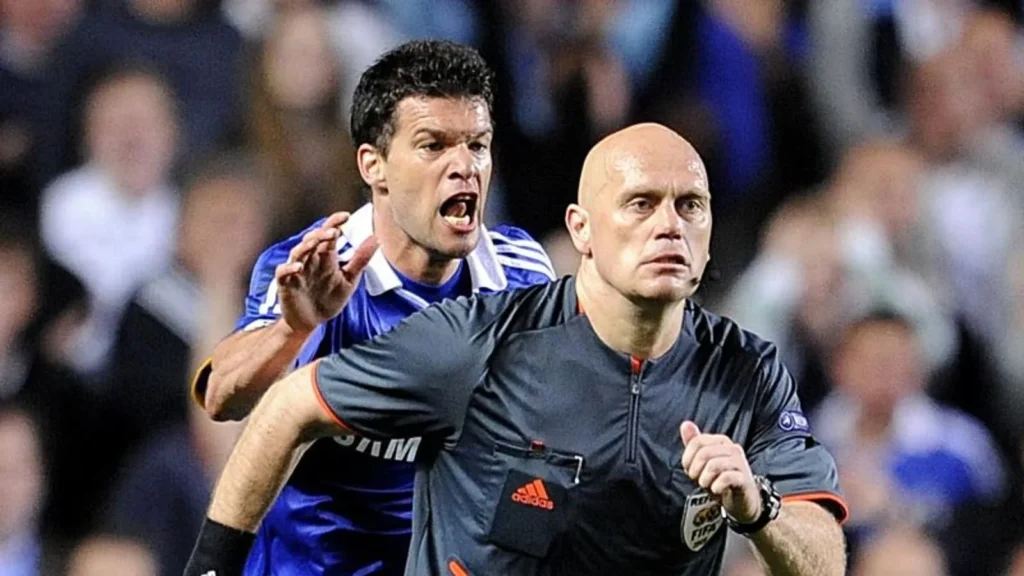 Michael Ballack Tom Henning Ovrebo Chelsea