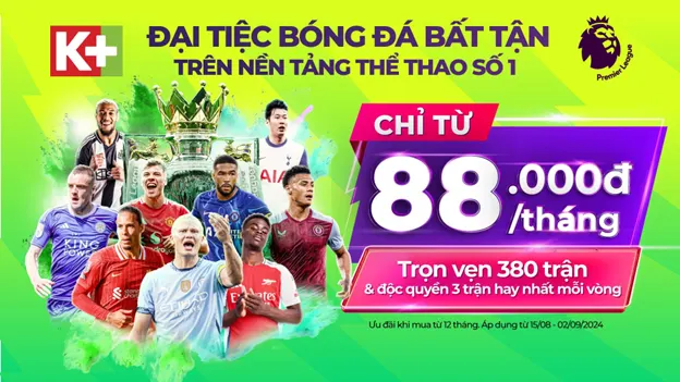 Where to watch Premier League 2025-2026 in Vietnam