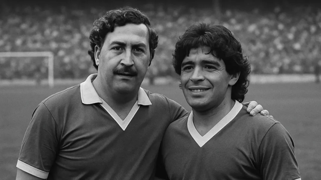 when maradona and pablo Escobar played together