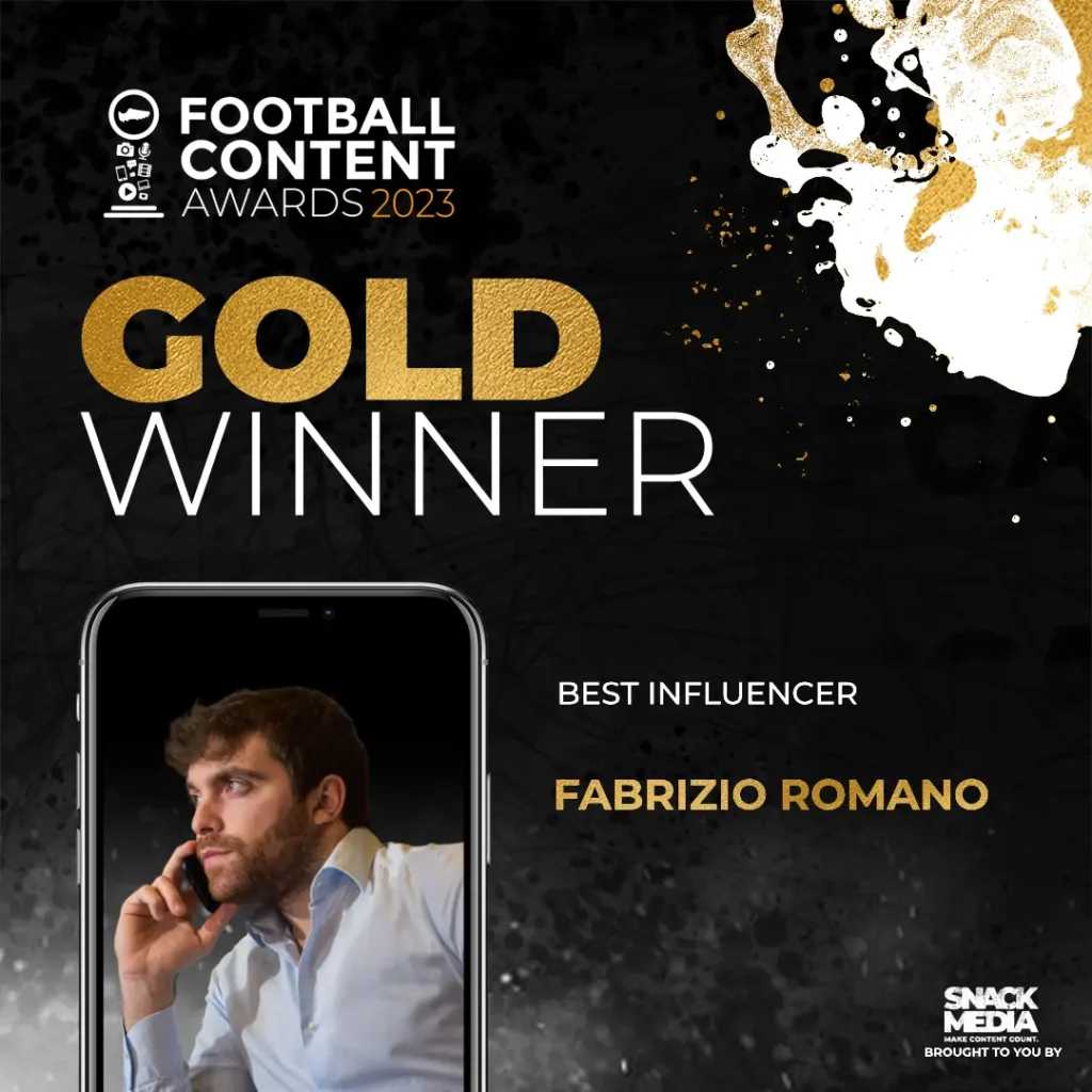 Football Content Rewards 2023 Golden Award