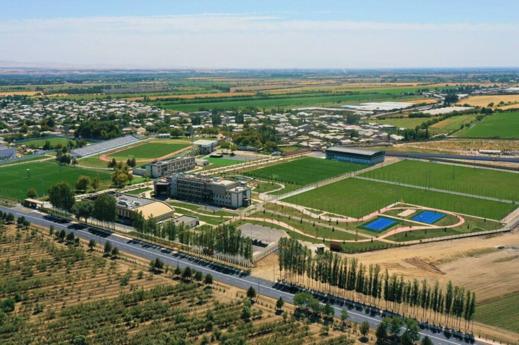 State-of-the-Art National Football Center in Yukiro Chirchik district, Uzbekistan