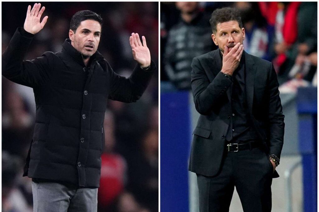 Mikel Arteta & Diego Simeone