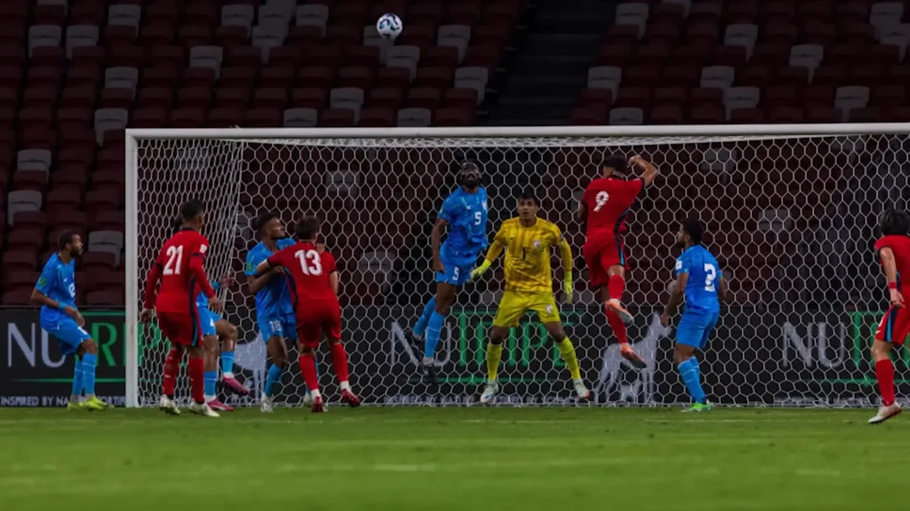 Singapore wasn’t able to convert goals