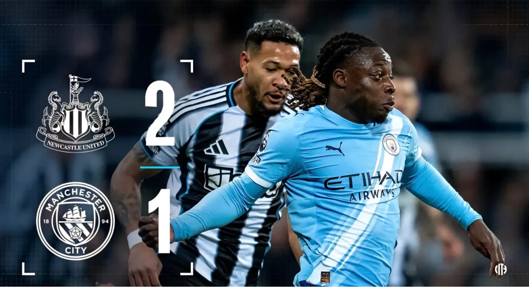 Man City’s match against Newcastle United