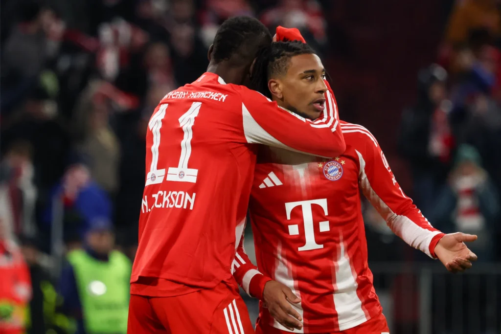 Olise against SC Freiburg