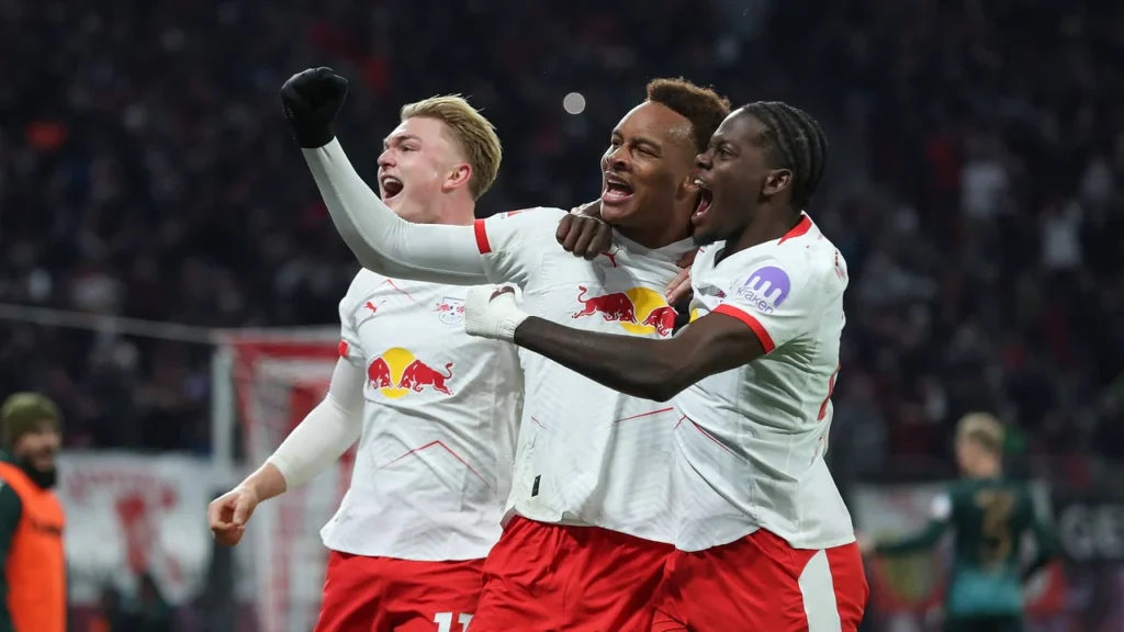RB Leipzig against Werder Bremen