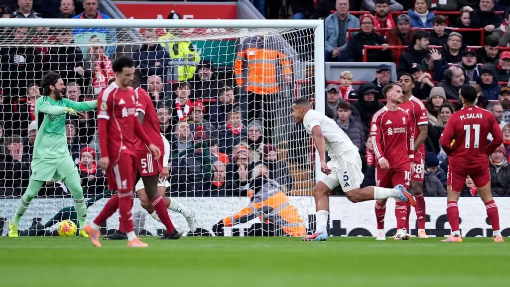 Liverpool's defeat against Forest