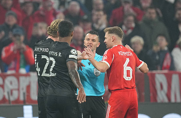 Bayern completely dominated possession