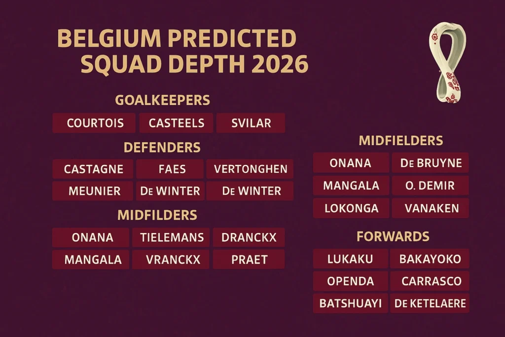 How Belgium Will Perform at the 2026 World Cup