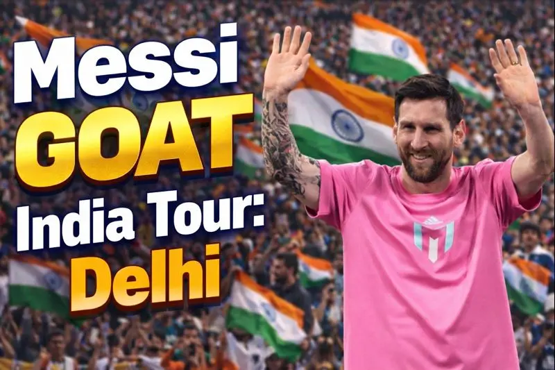 Messi’s G.O.A.T India Tour Delhi Pollution at its best