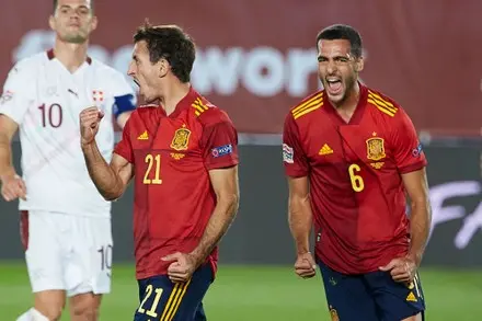 Mikel Oyarzabal and Mikel Merino