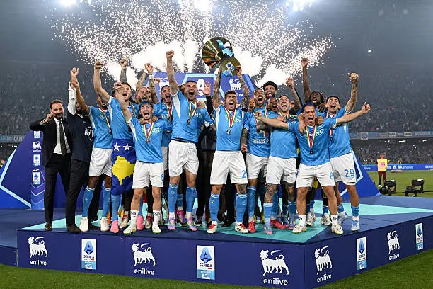Napoli clinched their 2nd Serie A title