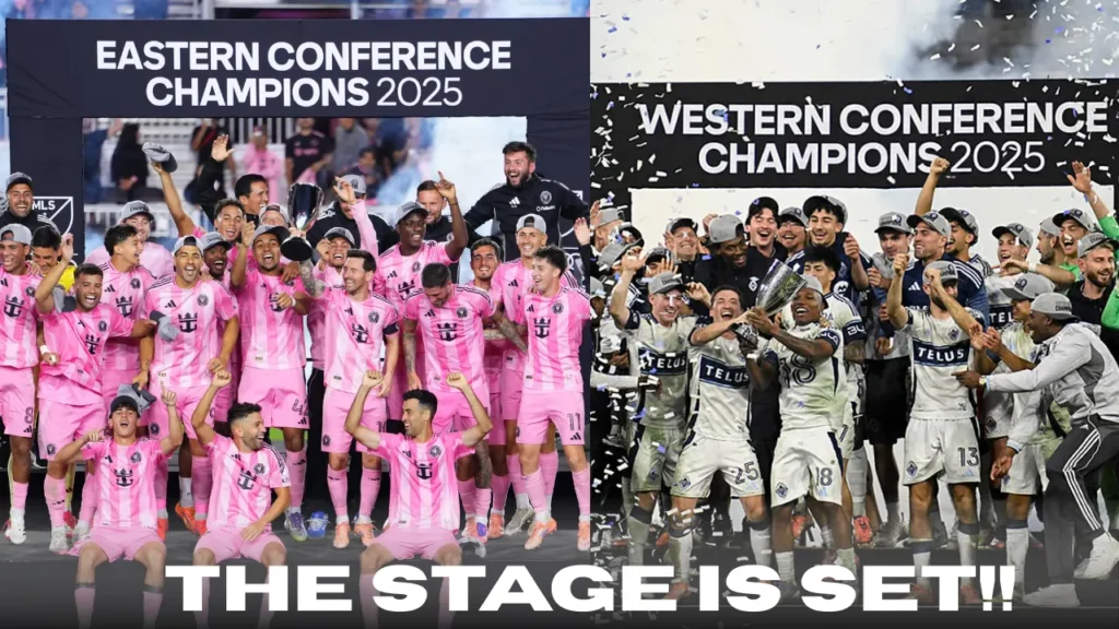 Inter Miami (Left) and Vancouver Whitecaps (Right)