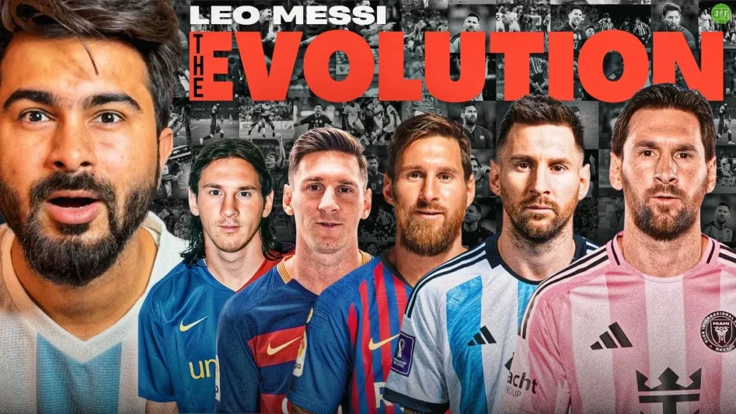 Leo Messi The Evolution