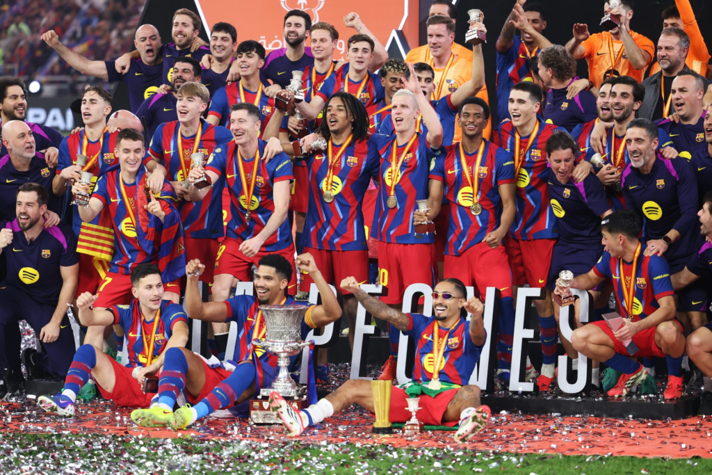 Barcelona Spanish Super Copa Champions