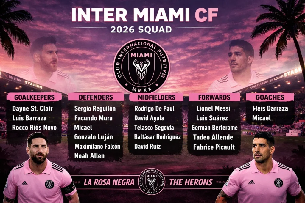 Current Inter Miami Squad