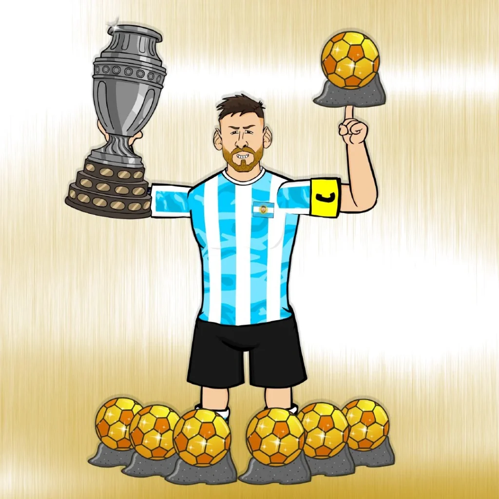 Lionel Messi Cartoon