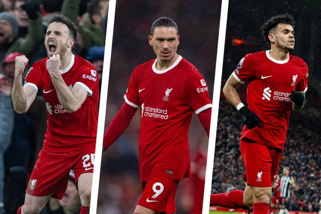 Darwin Núñez and Diogo Jota